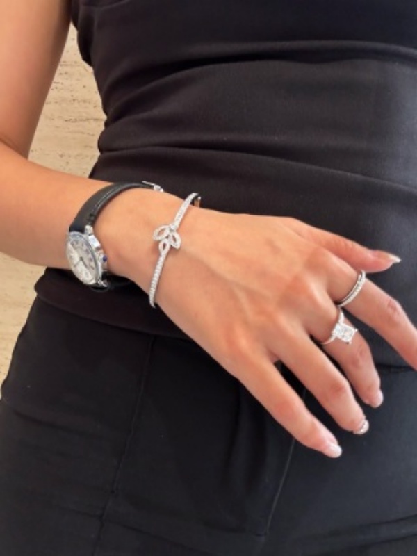 New arrival: PT950 lab-grown diamond bracelet